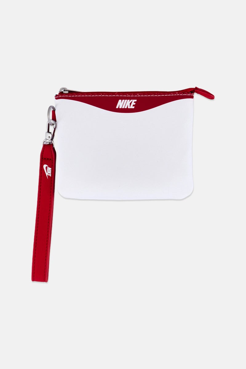 Nike Women Brand Logo Wristlet Wallet, White - Image 2